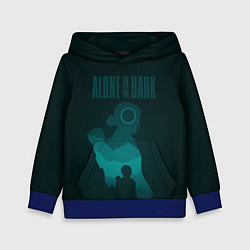 Толстовка-худи детская Alone in the dark - Emily, цвет: 3D-синий