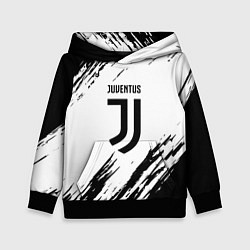 Толстовка-худи детская Juventus краски, цвет: 3D-черный