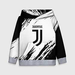 Толстовка-худи детская Juventus краски, цвет: 3D-меланж