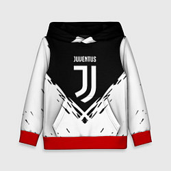 Толстовка-худи детская Juventus sport geometry fc club, цвет: 3D-красный