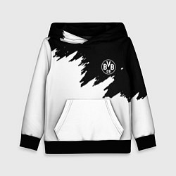 Толстовка-худи детская Borussia краски белые, цвет: 3D-черный