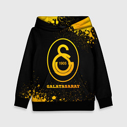 Толстовка-худи детская Galatasaray - gold gradient, цвет: 3D-черный