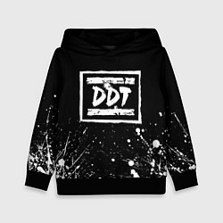 Толстовка-худи детская DDT rock group, цвет: 3D-черный