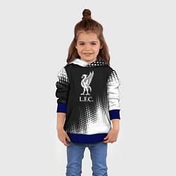 Толстовка-худи детская Liverpool краски, цвет: 3D-синий — фото 2