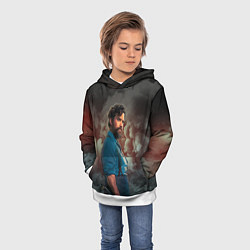 Толстовка-худи детская Гус Мар Филлипс, цвет: 3D-белый — фото 2