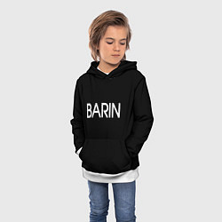 Толстовка-худи детская Барин barin, цвет: 3D-белый — фото 2