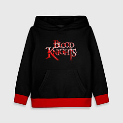 Толстовка-худи детская Blood Knights logo rpg, цвет: 3D-красный