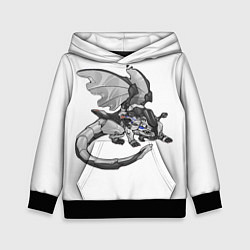 Толстовка-худи детская BMW M1000RR drago, цвет: 3D-черный