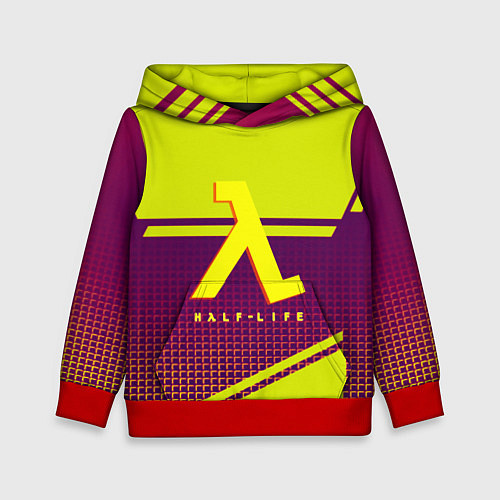 Детская толстовка Half life geometry valve logo / 3D-Красный – фото 1