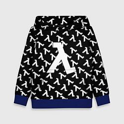 Толстовка-худи детская Half liife logo pattern, цвет: 3D-синий