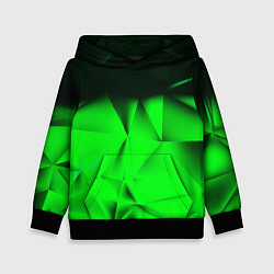 Толстовка-худи детская Кислотная абстракция кубы, цвет: 3D-черный