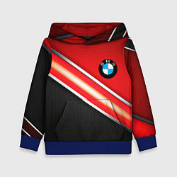 Толстовка-худи детская BMW geometry steel, цвет: 3D-синий