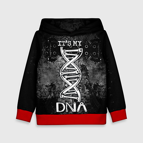 Детская толстовка Its my DNA / 3D-Красный – фото 1