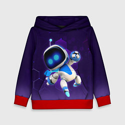 Толстовка-худи детская Mascot - Astro Bot, цвет: 3D-красный
