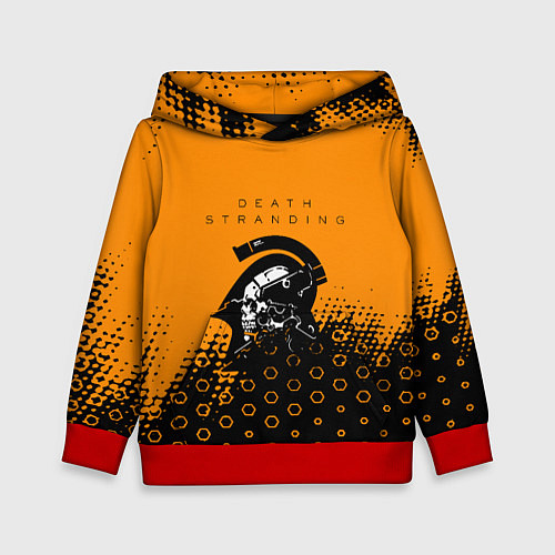 Детская толстовка Death Stranding game studio / 3D-Красный – фото 1