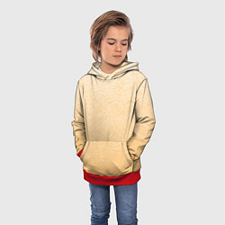 Толстовка-худи детская Золотое руно, цвет: 3D-красный — фото 2