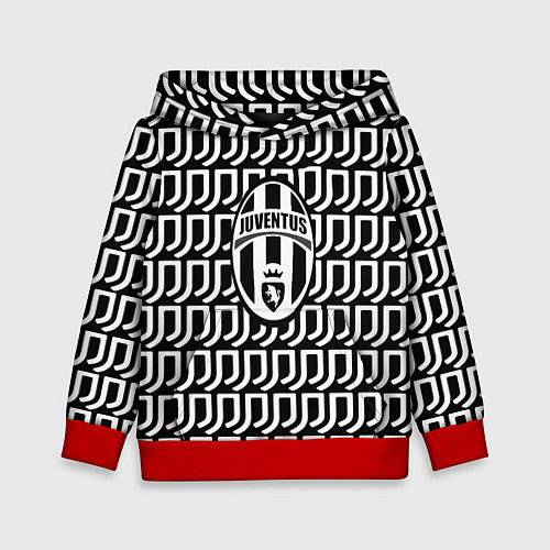 Детская толстовка Juventus fc pattern / 3D-Красный – фото 1