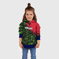 Толстовка-худи детская Dying Light 2 zombie, цвет: 3D-синий — фото 2