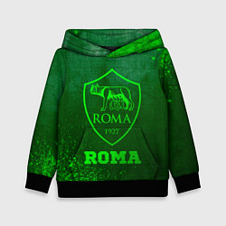 Толстовка-худи детская Roma - green gradient, цвет: 3D-черный