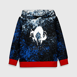 Толстовка-худи детская Deathstranding холодные краски, цвет: 3D-красный