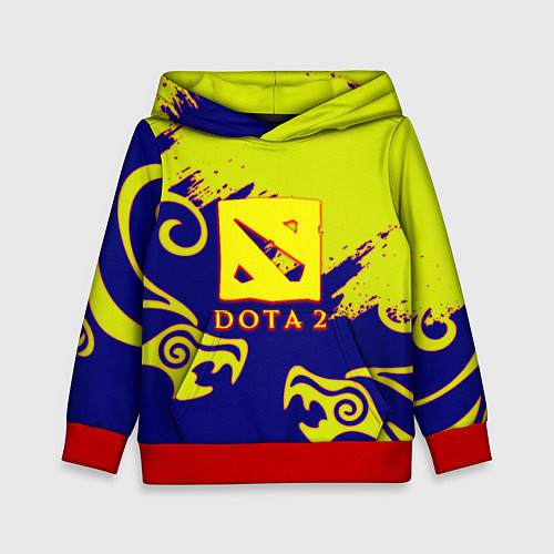 Детская толстовка Dota dragon steel / 3D-Красный – фото 1