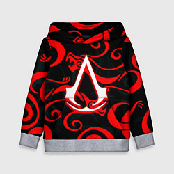 Толстовка-худи детская Assassins Creed Shadows, цвет: 3D-меланж