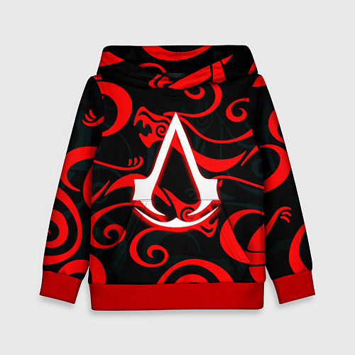 Детская толстовка Assassins Creed Shadows / 3D-Красный – фото 1