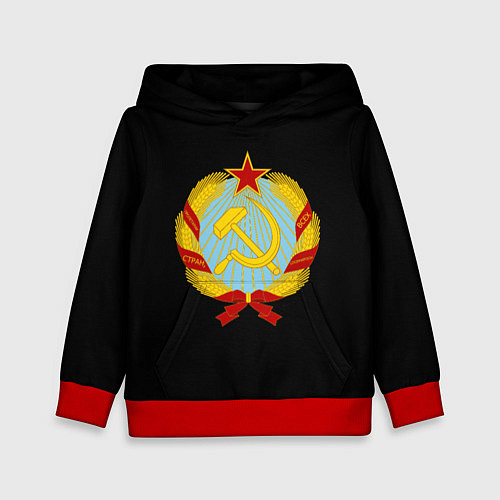 Детская толстовка Советский союз лого / 3D-Красный – фото 1