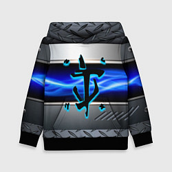 Толстовка-худи детская Doom metal, цвет: 3D-черный