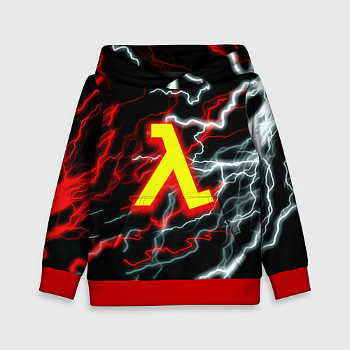 Детская толстовка Half life storm logo / 3D-Красный – фото 1