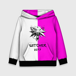 Толстовка-худи детская The Witcher line, цвет: 3D-черный