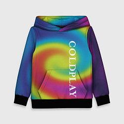 Толстовка-худи детская Coldplay moon music album, цвет: 3D-черный