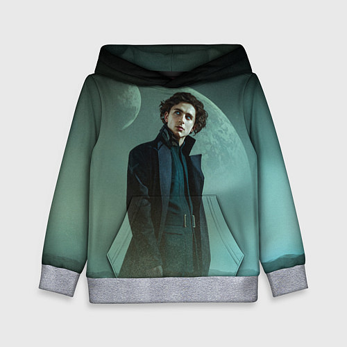 Детская толстовка Timothee Chalamet in the desert / 3D-Меланж – фото 1