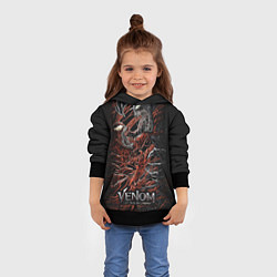 Толстовка-худи детская Venom vs Carnage, цвет: 3D-черный — фото 2