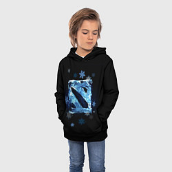 Толстовка-худи детская Dota 2 - ice, цвет: 3D-черный — фото 2