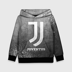 Толстовка-худи детская Juventus - grey gradient, цвет: 3D-черный