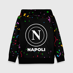 Толстовка-худи детская Napoli конфети, цвет: 3D-черный