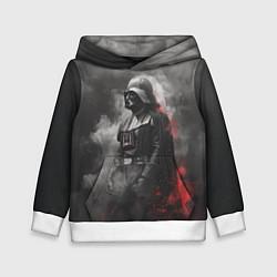 Толстовка-худи детская Дарт Вейдер - ситх, цвет: 3D-белый
