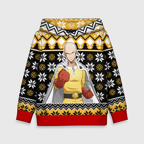 Детская толстовка One-Punch Man sweater / 3D-Красный – фото 1