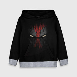 Толстовка-худи детская Darkness Deadpool, цвет: 3D-меланж