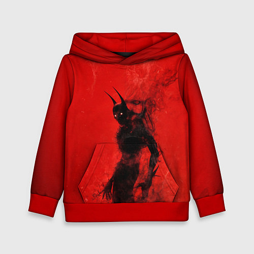 Детская толстовка Evil Batman / 3D-Красный – фото 1