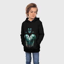 Толстовка-худи детская Iron Doom, цвет: 3D-черный — фото 2