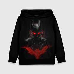 Толстовка-худи детская Neon Batman in the dark, цвет: 3D-черный