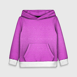 Толстовка-худи детская Текстура розовой кожи, цвет: 3D-белый