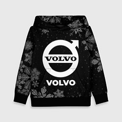 Толстовка-худи детская Снежный Volvo, цвет: 3D-черный