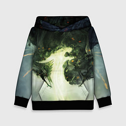 Толстовка-худи детская Illustration Dragon Age Inquisition, цвет: 3D-черный