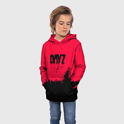 Толстовка-худи детская Dayz черные краски, цвет: 3D-черный — фото 2