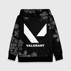 Толстовка-худи детская Снежный Valorant, цвет: 3D-черный