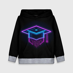 Толстовка-худи детская Неоновый магистр, цвет: 3D-меланж