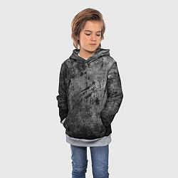 Толстовка-худи детская Абстракция - grunge break, цвет: 3D-меланж — фото 2